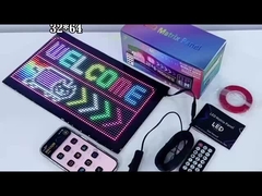 उच्च चमक 3500 निट्स एलईडी लचीला स्क्रीन ब्लूटूथ कनेक्शन 1330x192mm