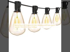 आंगन की रोशनी और AC 110V/220V इनपुट वोल्टेज के साथ अपनी शादी में लालित्य का एक स्पर्श जोड़ें