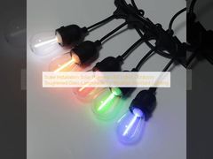 बाहरी सौर ऊर्जा संचालित एलईडी लाइटें, मौसम प्रतिरोधी प्रकाश व्यवस्था के लिए कड़े कांच के लैंपशेड के साथ