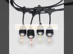 ऑटो ऑन/ऑफ सोलर आउटडोर लाइट्स वाटरप्रूफ डिज़ाइन और टेंडेड ग्लास लैंपशेड के साथ